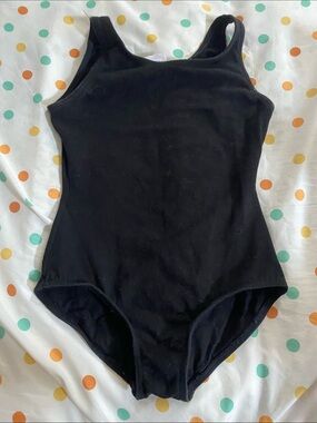 Capezio Black Tank Kids One-Piece Bodysuit